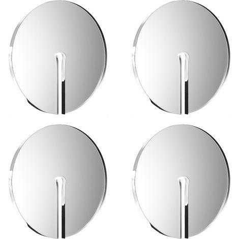 Sous-verre - Acrylique Rond - 10 cm de Diamètre - Résistant à la Chaleur Jusqu'à 80 °C - Pour Boissons et Apéritifs - Lot de 6 (1/5)