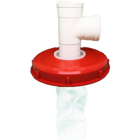 Coperchio Serbatoio IBC con Filtro in Nylon Lavabile per Serbatoio Acqua Piovana IBC da 1000 Litri, Filtro Coperchio IBC, Accessori per Serbatoio IBC, Filtro Acqua Piovana in Nylon (T Verticale da 245