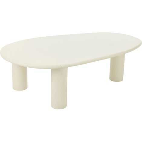 Table Basse Design "Bali" 108cm Blanc (1/5)