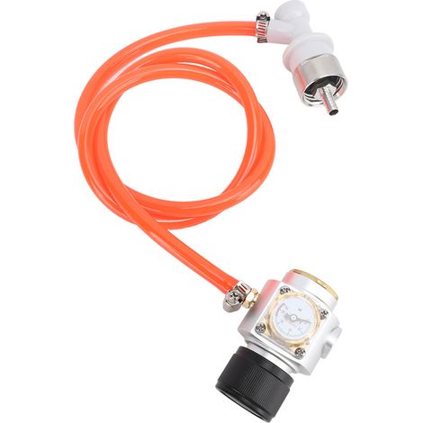 Kit adaptateur soda tuyau avec manomètre G1/2 pour mesurer pression compatible machine soda et eau pétillante (1/5)