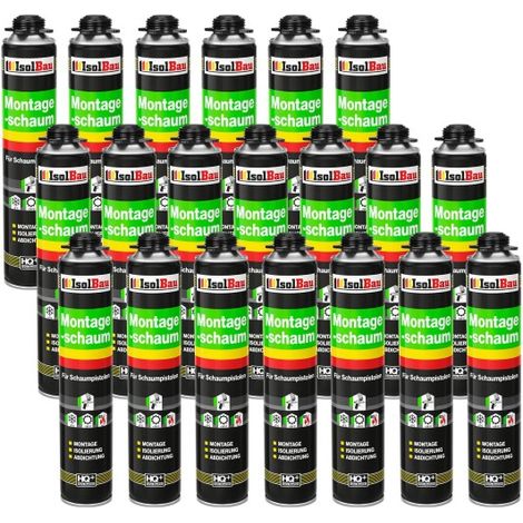 IsolBau Pistol Mounting Foam B2 Montageschaum 20 x 750 ml (1/5)