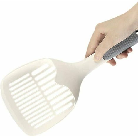 Pelle à litière pour chat, pelle à litière en plastique de qualité supérie avec poignée antidérapante pour la plupart des types de litière pour chat, bac à litière (1/5)