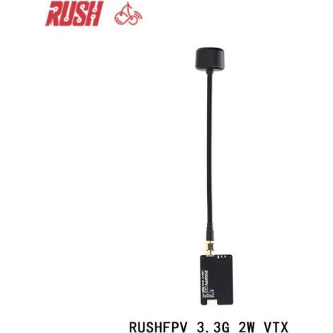 RUSHFPV 3,3G 2W VTX Drahtlossender für FPV-Drohnen (Große Reichweite 3,3 GHz)