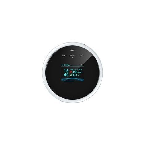 WLAN-Gasmelder – Feuermelder mit Wärmesensor – Mobile Benachrichtigung – 70 dB Alarmlautstärke – SmartLife-kompatibel (1/5)