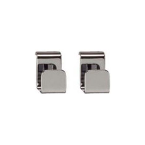 Acova – Patères crochet chromées pour KARENA Spa – Fixation murale – Matériau chrome – Lot de 2 – 480438 (1/5)