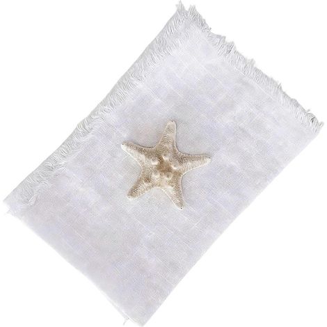 Serviettes de table en gaze 50 x 50 cm, fines serviettes de table froissées en étamine, idéales pour les mariages, les réceptions, les restaurants et les hôtels (lot de 2). (1/5)