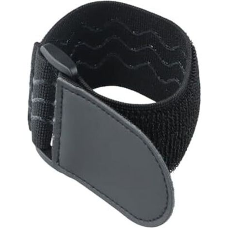 Elastisches Kabelband mit rutschfestem Silikon, 30 × 5 cm Nylon-Kabelbinder, vielseitig einsetzbar und wiederverwendbar für Seile, Kabel, Gartenschläuche, Fahrräder (Schwarz) - (1/5)