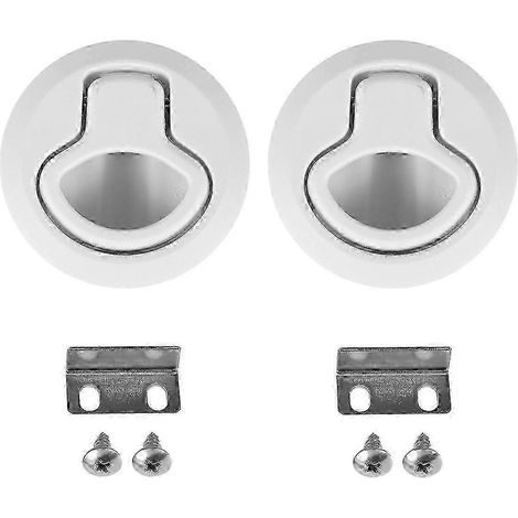 Loquet de bateau à fermeture automatique, loquet à fermeture automatique encastré, loquet à fermeture automatique rond, loquet de trappe marine pour pont de bateau ou cabine de camping-car (1/5)