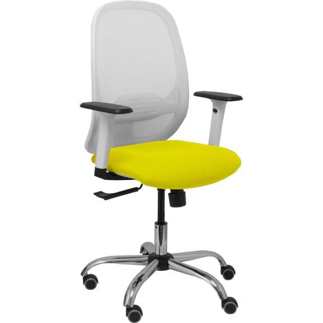 Sedia da Ufficio Piqueras y Crespo 354CRRP Giallo Bianco