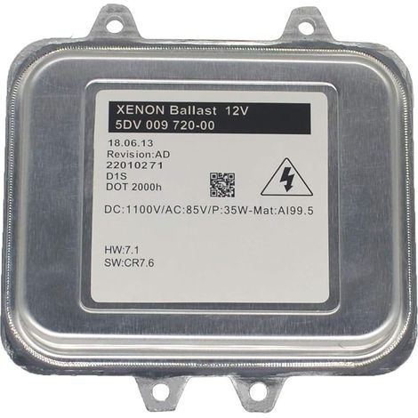 Xenon HID Ballast Control Unit pour Vauxhall Astra J A 5DV00972000 5DV 009 720-00 AD-Version