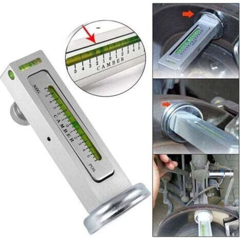 Niveau magnétique en plastique pour l'alignement des quatre roues, aide à l'ajustement de la rampe de pneus, accessoires automobiles (1/4)