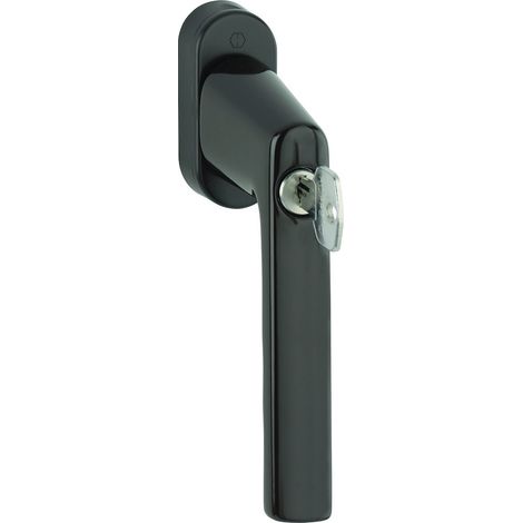 HOPPE® Fenstergriff abschließbar Hamburg 0700LS/U26 100NM, mit Schrauben, Aluminium, 11950596 (1/3)