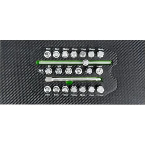 JBM 15084 Termoformato morbido con utensili 22 Pz.