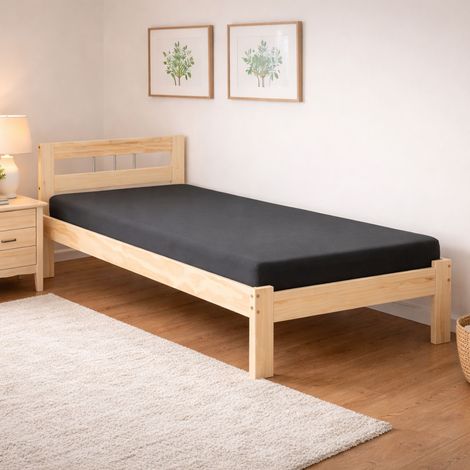 Cama Doble Lozzolo, Cama Matrimonial, Tono de Estructura Roble, Marrón Roble (1/5)