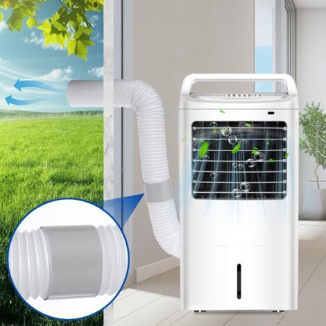 Adaptateur de Tuyau D'échappement Climatiseur, Adaptateur Tuyau Évacuation Climatiseur Mobile Ø150mm Adaptateur Tuyau de Climatisation Portable, ABS Adaptateur de Tuyau de Fenêtre Climatiseur (1/3)