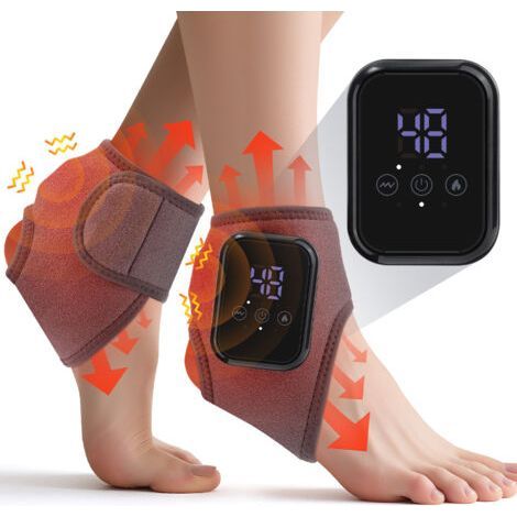 2 Pack 3 in 1 Foot Massager with Heat, 3 Modes, Portable Leg Massager with 2000mAh Rechargeable Battery for Painless and Vital Legs (1/4)
