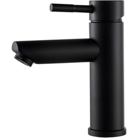 Rubinetto per lavabo 8500A - Rubinetto per bagno - Rubinetto per WC - Miscelatore - Nero opaco (1/2)