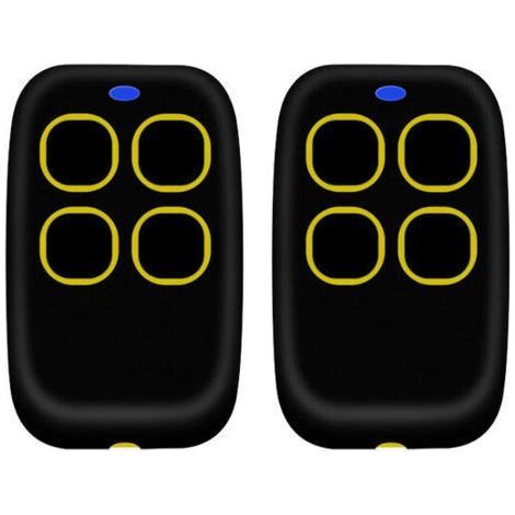 2PCSTélécommande portail universelle 4 en 1, télécommande rolling code universel multifréquence de 250 à 913 mhz. Radiocommande portail programmable version mise à jour avec liste de compatibil (1/4)