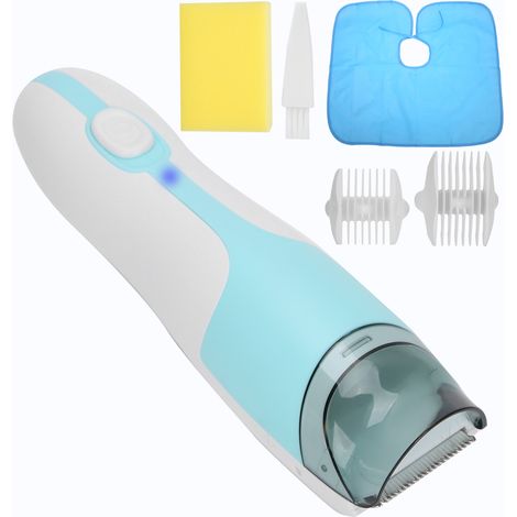 Tondeuse à cheveux électrique pour bébé avec peigne de guidage, étanche et portable, pour une utilisation à domicile (1/5)