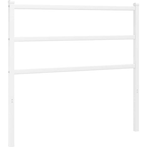Maison Exclusive - Ersatz-Kopfteil Metall Weiß 107 cm