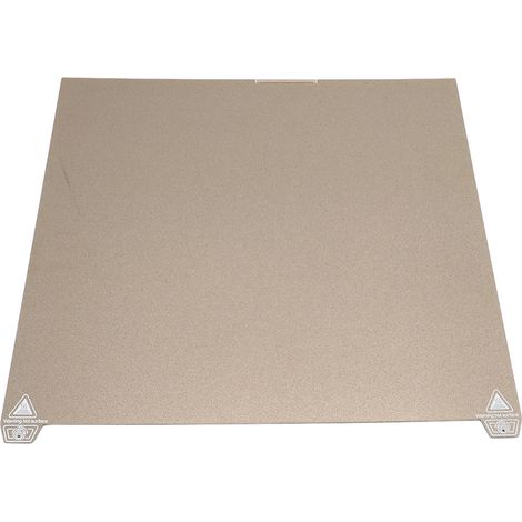 Plaque de construction Flexible PEI texturé et Film brillant, lit d'impression Double face pour imprimante K2 Plus 370x370mm