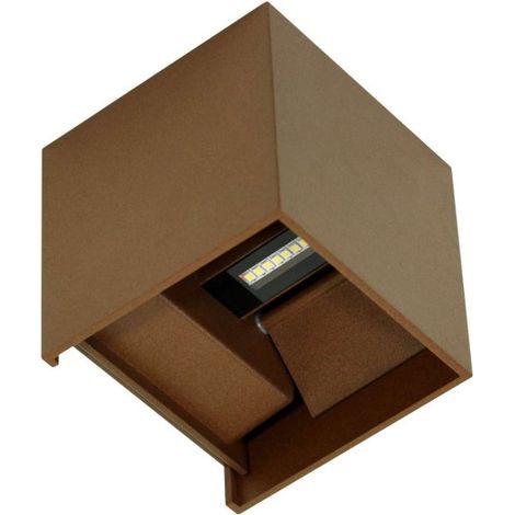 Applique Led Corten Ip54 6,8W À Ailettes Orientables 4000K (1/4)