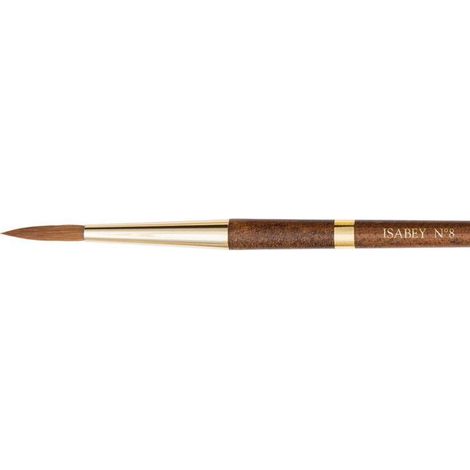 Pinceau - Rond - Aquarelle - Isabey - Syrus - 6224i - N°8 - Fibres synthétiques (1/3)