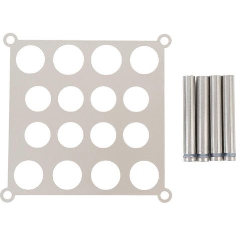 Schachfigurenhalter mit 4 Beinen, quadratischer Metallständer für internationale Schachmodelle aus Silikon