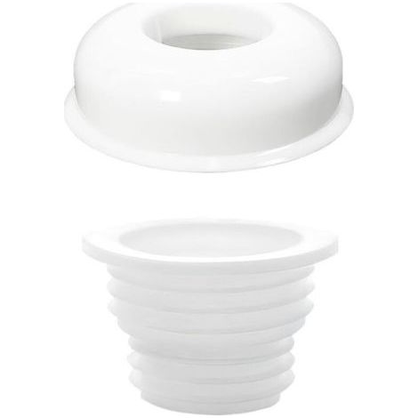 Joint d'étanchéité pour tuyau de vidange, bouchon d'étanchéité en TPR, joint pour tuyau d'égout, convient pour une utilisation avec un tuyau de descente de 50 mm (1/4)