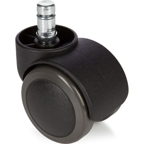 [GEBRAUCHT] B-Ware hjh OFFICE 5er Pack ROLO 11mm/50mm Hartböden Stuhlrollen Bürostuhlrollen Schwarz (1/2)