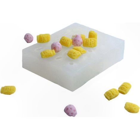 Moule en silicone 3D 20 cavités pour gâteaux, outil de décoration pâtisserie, petit moule à fondant, chocolat, bonbons, DIY pâte à sucre (1/5)