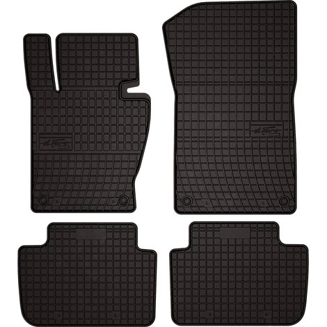 Alfombrillas de goma para coche: BMW X3 E83 SUV (2003-2010) - negras, a medida