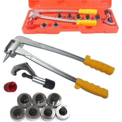 Pipe expander expanding pliers pipe expanding set with pipe cutter including 7 expanding heads (1/5)