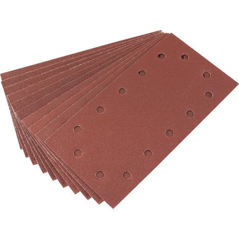 Assorted Aluminium Oxide Sanding Sheets, 115 x 227mm (Pack of 10) (92296) (1/5)
