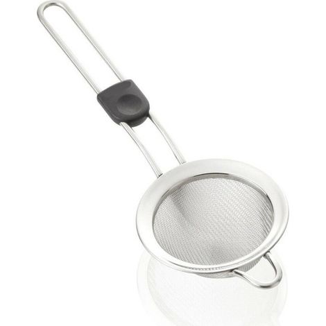 Colino Da Cucina Passino Diametro 7,5 Cm In Acciaio Con Manico Incavo Pollice