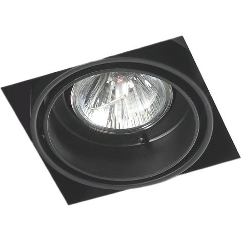 LedsC4 Multidir - LED-Einbaustrahler Durchmesser 10.7cm. Gehäuse aus Stahl. Farbe Schwarz