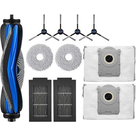 Filtre pour aspirateur brosse pour aspirateur Filtre de brosse pour aspirateur filtre de 11pcs ECOVACS T50 PRO OMNI / T50 OMNI Aspirateur Brosse Sac à poussière Filtre Roller Serpillière pièce détaché (1/5)