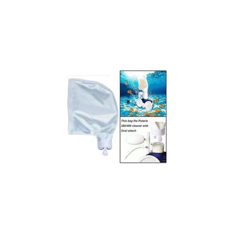 Sacs à Limon adaptables pour Polaris Robot Nettoyeur Piscine. Lot de 2 Sacs filtres Nylon renforcés à Fermeture éclair Zip (1/5)
