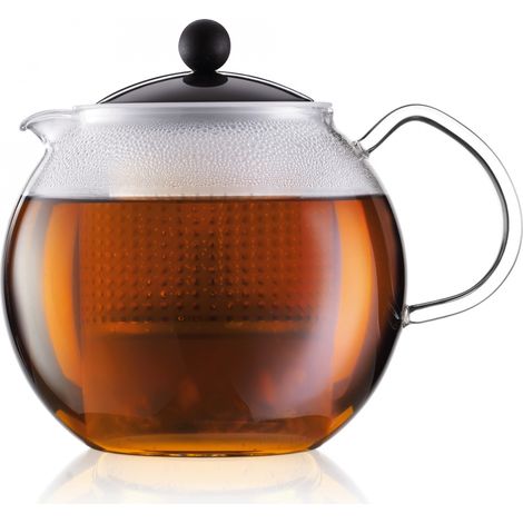 Bodum Assam tetera de émbolo 0,5 L negro diseño moderno