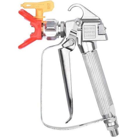 Airless Paint Spray Gun + Nozzle Seat Guard + 517 Reversible Nozzle, Universal Tool for Titan Wagner Graco Paint Sprayer (1/4)
