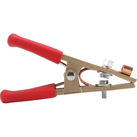 Pince de Masse pour Soudure 300A, Pince de Masse Type A avec Poignée Rouge pour Poste à Souder (1/5)