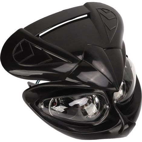 Motorradverkleidungsscheinwerfer 12V Doppelscheinwerfer Fern- und Abblendlicht Ersatz für F‑Eagle Apollo CRF Pit