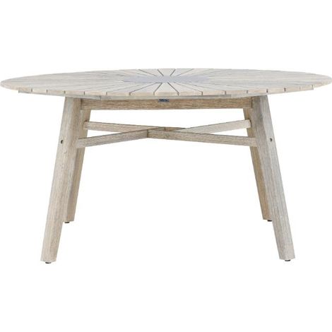 Rives table de jardin Ø150cm whitewash. (1/5)
