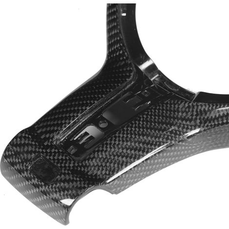 Modification automobile : Housse de volant en fibre de carbone M-Sport pour BMW F20 F22 F30 F32 F10 F06 F15 F16 (remplacement) (1/4)