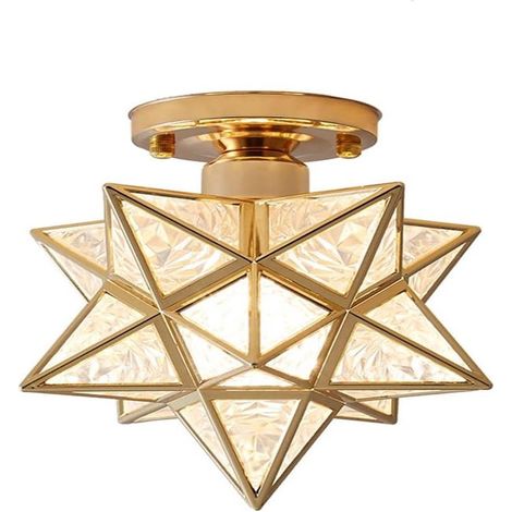 Plafonnier industriel vintage avec abat-jour en PVC et métal, douille E27, pour salon, cuisine, couloir (1/5)