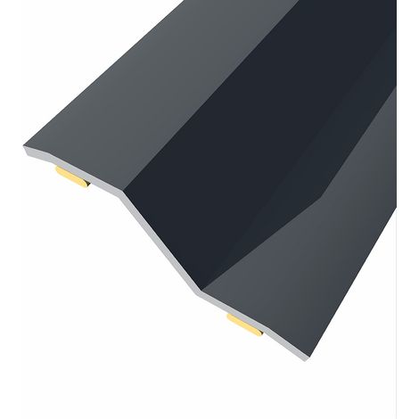 Barre De Seuil Variable Adhésive Noire Ajustement De Niveau 8-14mm, Adhésive, Acier Noir - Baglinox