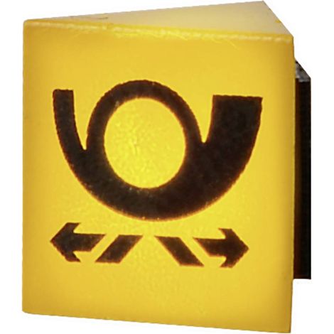 Viessmann Modelltechnik 1371 Panneau de signalisation H0 POST avec éclairage LED modèle fini A412432 (1/2)