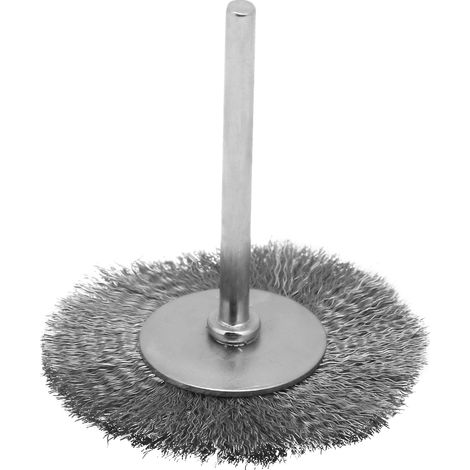 10 brosses de polissage en fil d'acier plat, tête de brosse profonde (3 x 38 mm) (1/5)