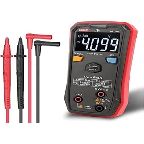 Digital Smart Multimeter UT123D True RMS EBTN Display DC AC Spannung Strom Tester Kapazität Meter Messgeräte