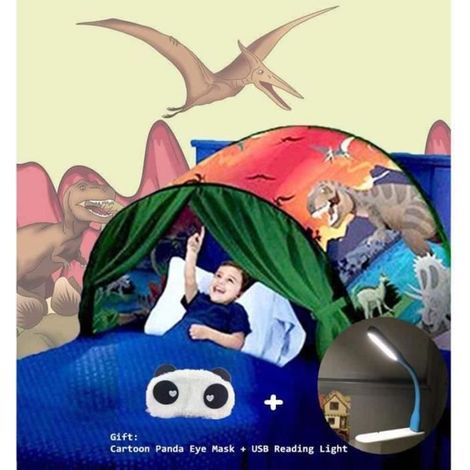 Tente Playhouse - Tente Apparaitre Intérieure - Parc des Dinosaures - 87cm x 100cm (1/4)